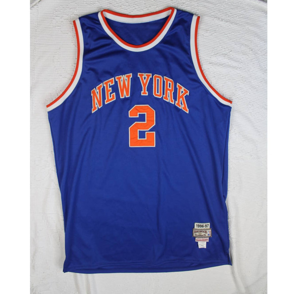 Mitchell & Ness Other - Mitchell and Ness Larry Johnson New York Knicks Blue orange size 58